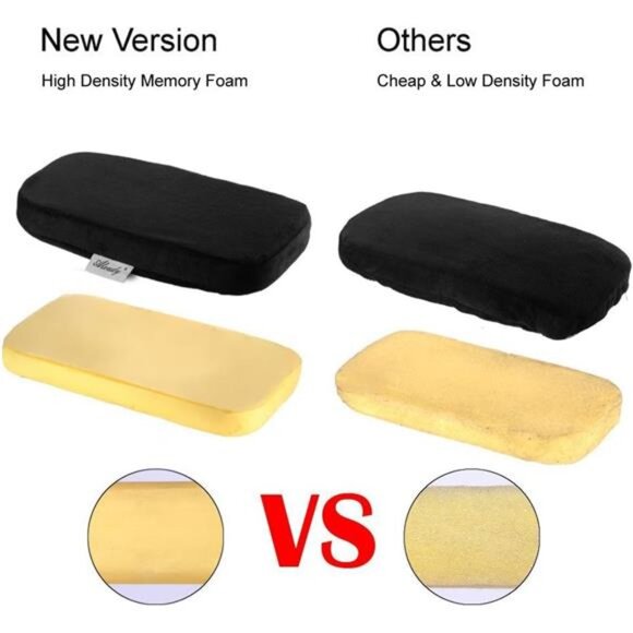 Memory Foam Office Chair Armrest Pads, Comfy Gaming Chair Arm Rest Cover - Picture 3 of 6